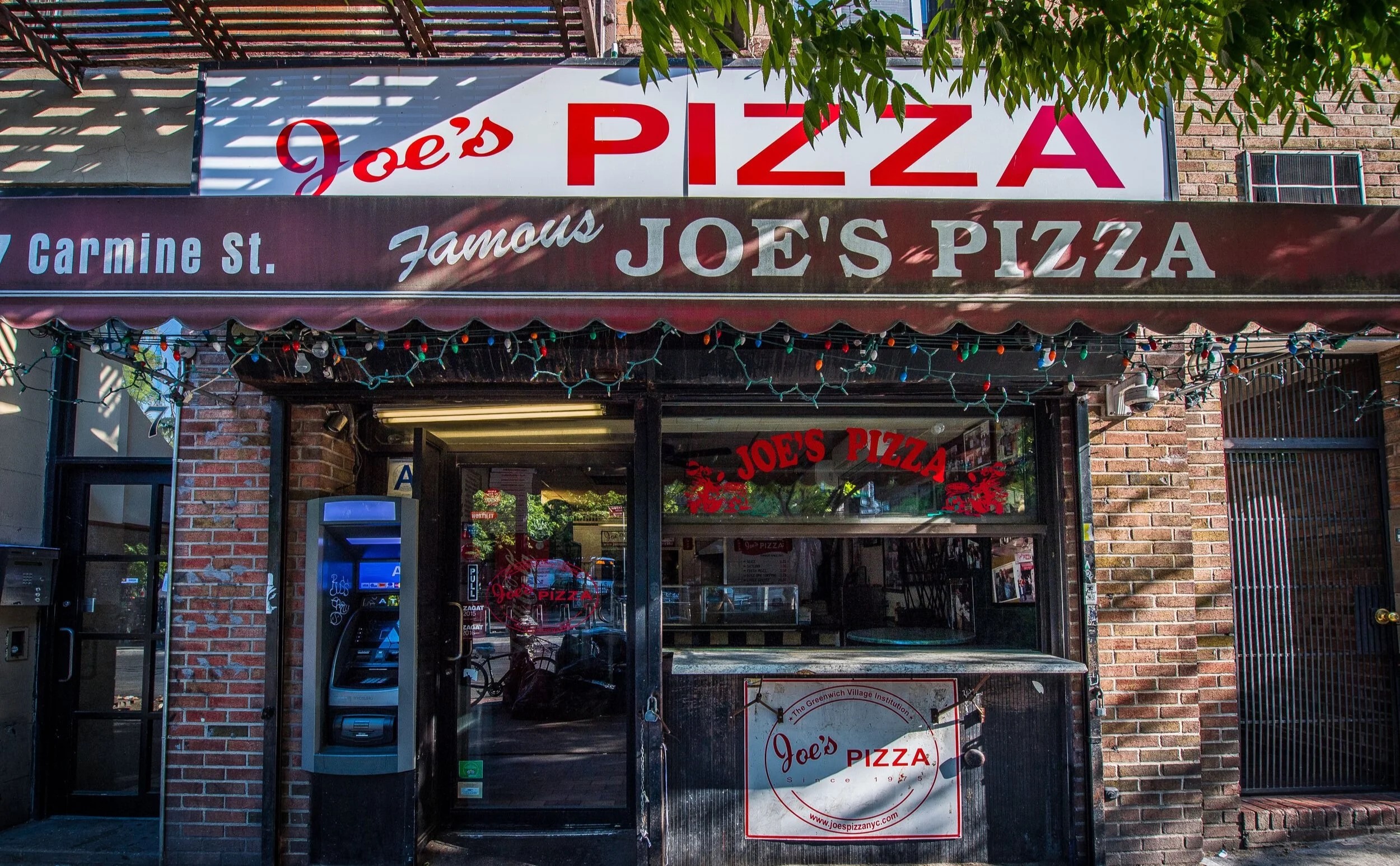 Joe's Pizza Carmine Street New York