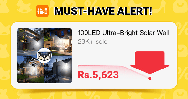 Smart Outdoor Lighting Solution - Solar Wall Light with Night Motion Sensor